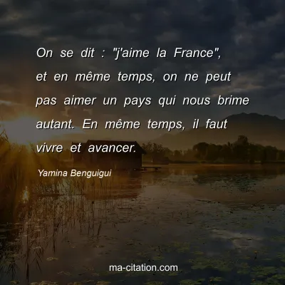 Yamina Benguigui : On se dit : 